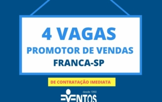 Vagas Promotor de Vendas Franca/SP